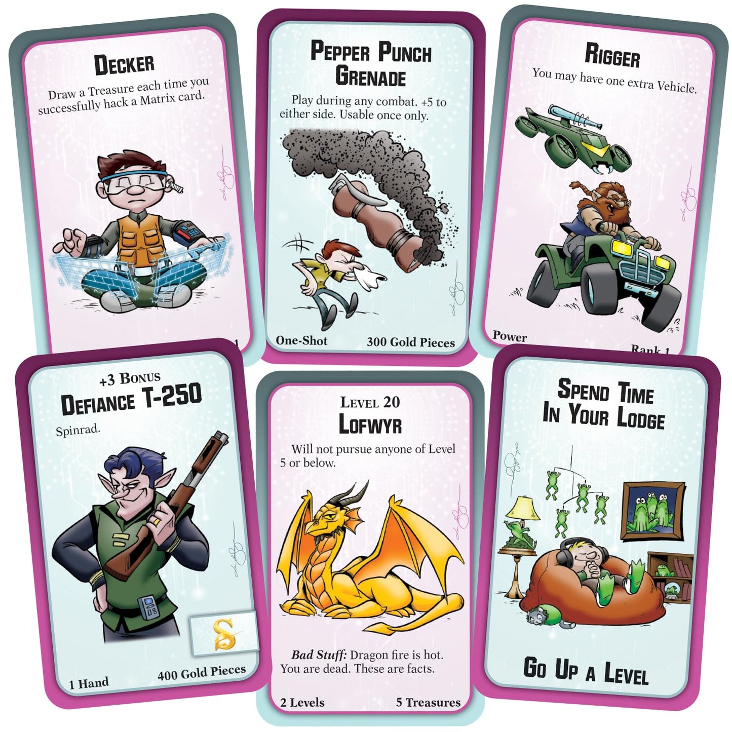 Steve Jackson Games Munchkin Shadowrun - Cyberpunk Fantasy Card Board Game Humorous and Strategic for 3 to 6 Players Ages 14+