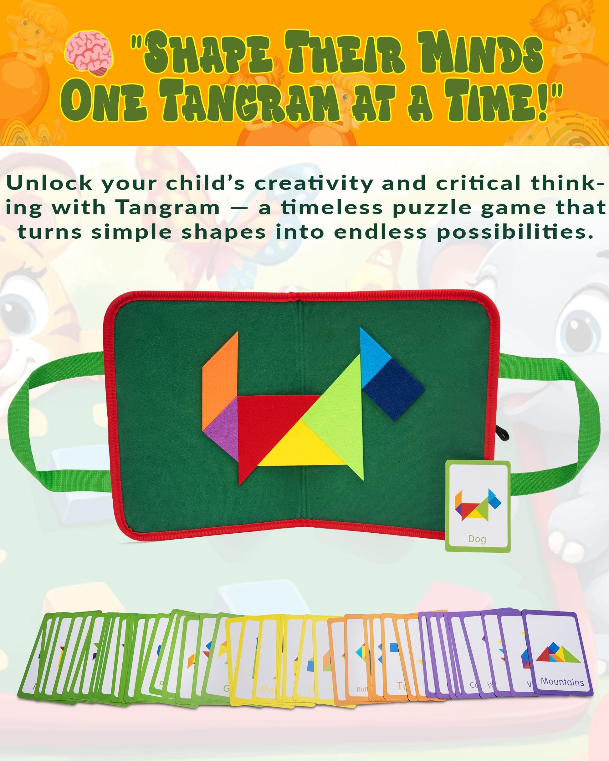 HappyVk Educational Felt Story Board Set - One Felt Board and 154 Pieces Storytelling Learning Kit for Toddlers and A Felt Activity Board Game with 10
