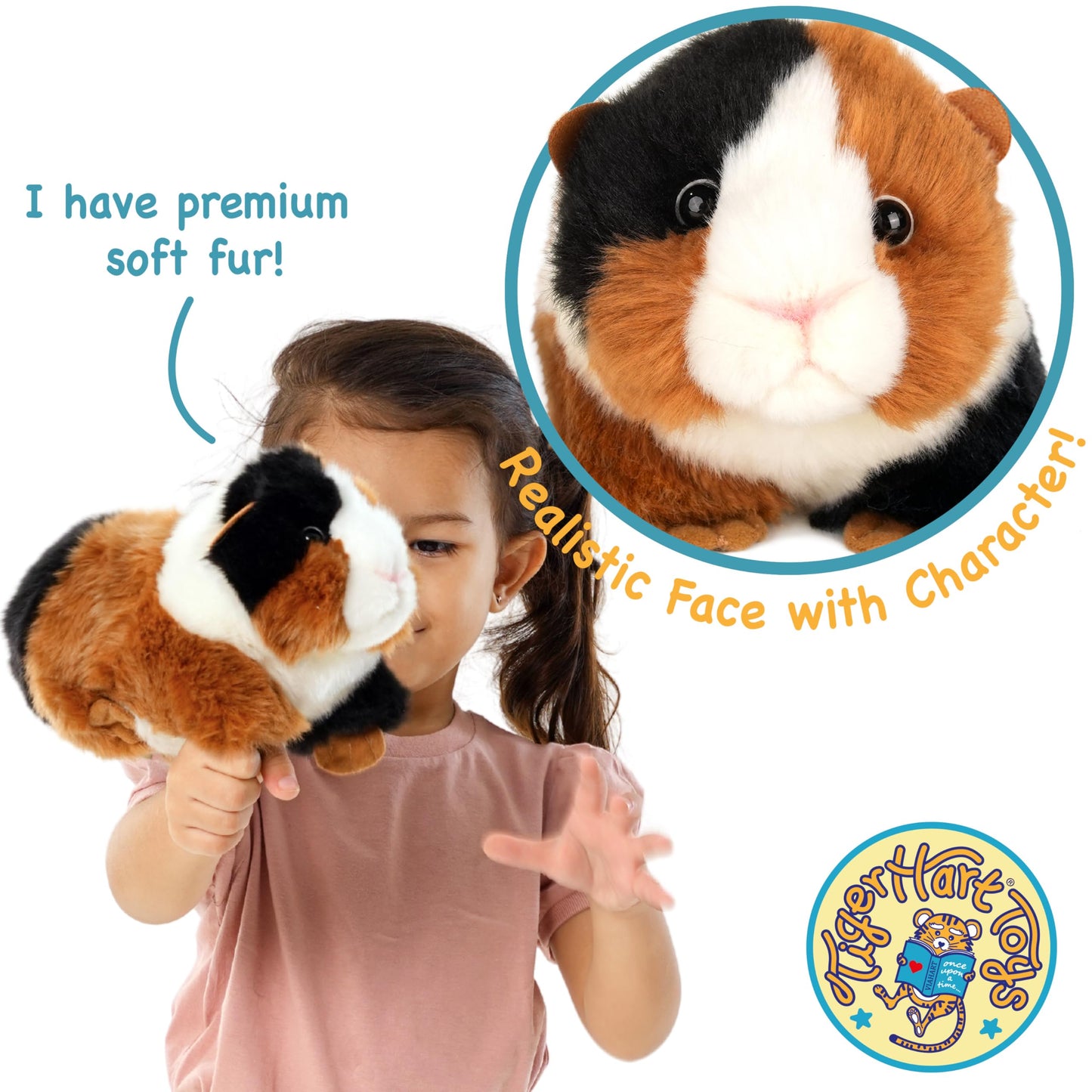 TigerHart Gianni The Guinea Pig - 9 Inch Stuffed Animal Plush