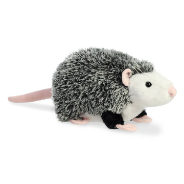 Aurora® Adorable Mini Flopsie™ Ozzie Opossum™ Stuffed Animal - Mini Companions Ready for Playful Adventures - for Kids All Ages, Toddlers, Adults,