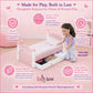 Emily Rose 18" Doll White Stackable Bed w/Storage Drawer & Bedding Set