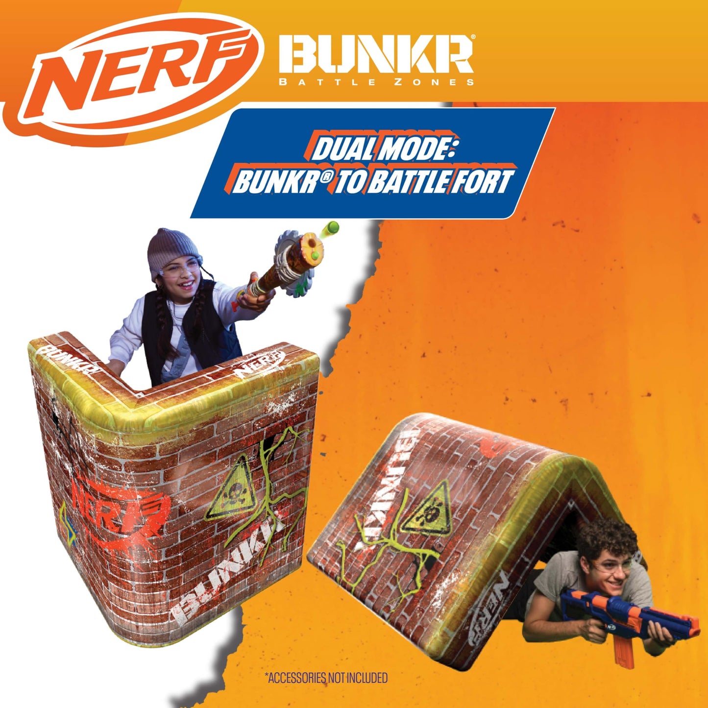 NERF BUNKR Zombie Last Stand Inflatable Battle Zone