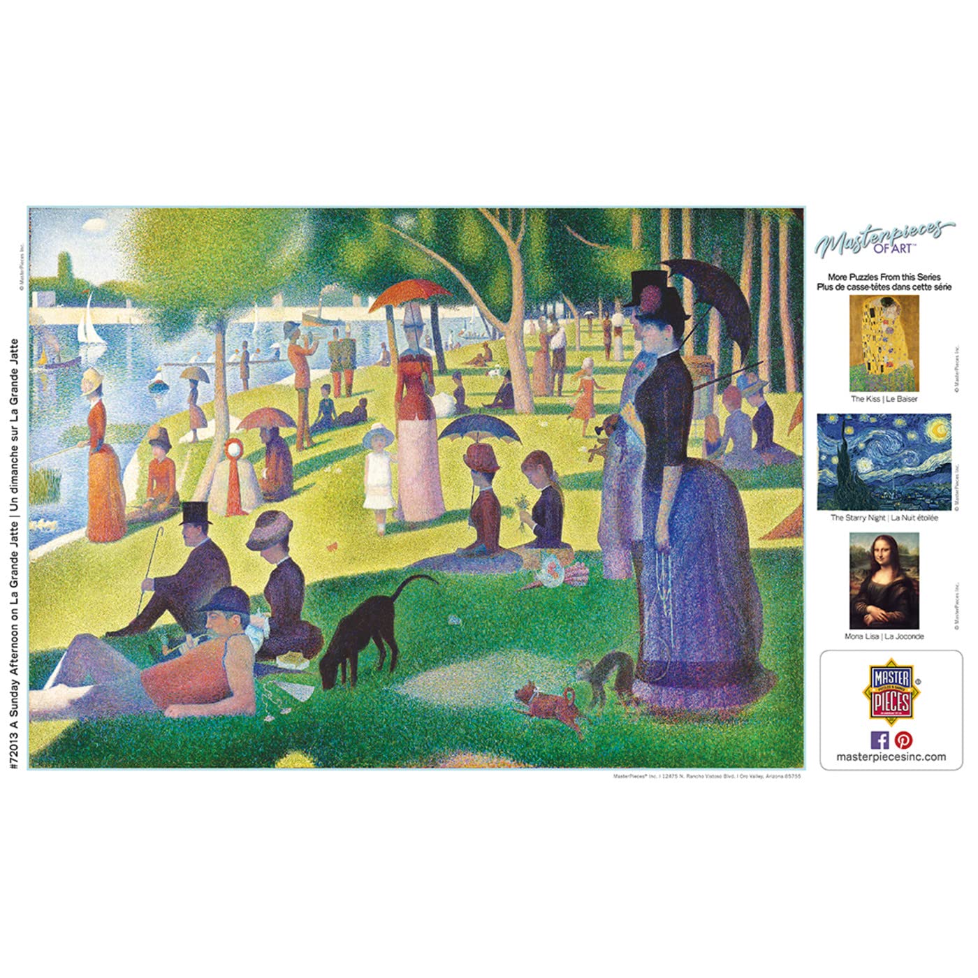 MasterPieces 1000 Piece Jigsaw Puzzle for Adults, Family, Or Youth - A Sunday On La Grande Jatte - 19.25"x26.75"