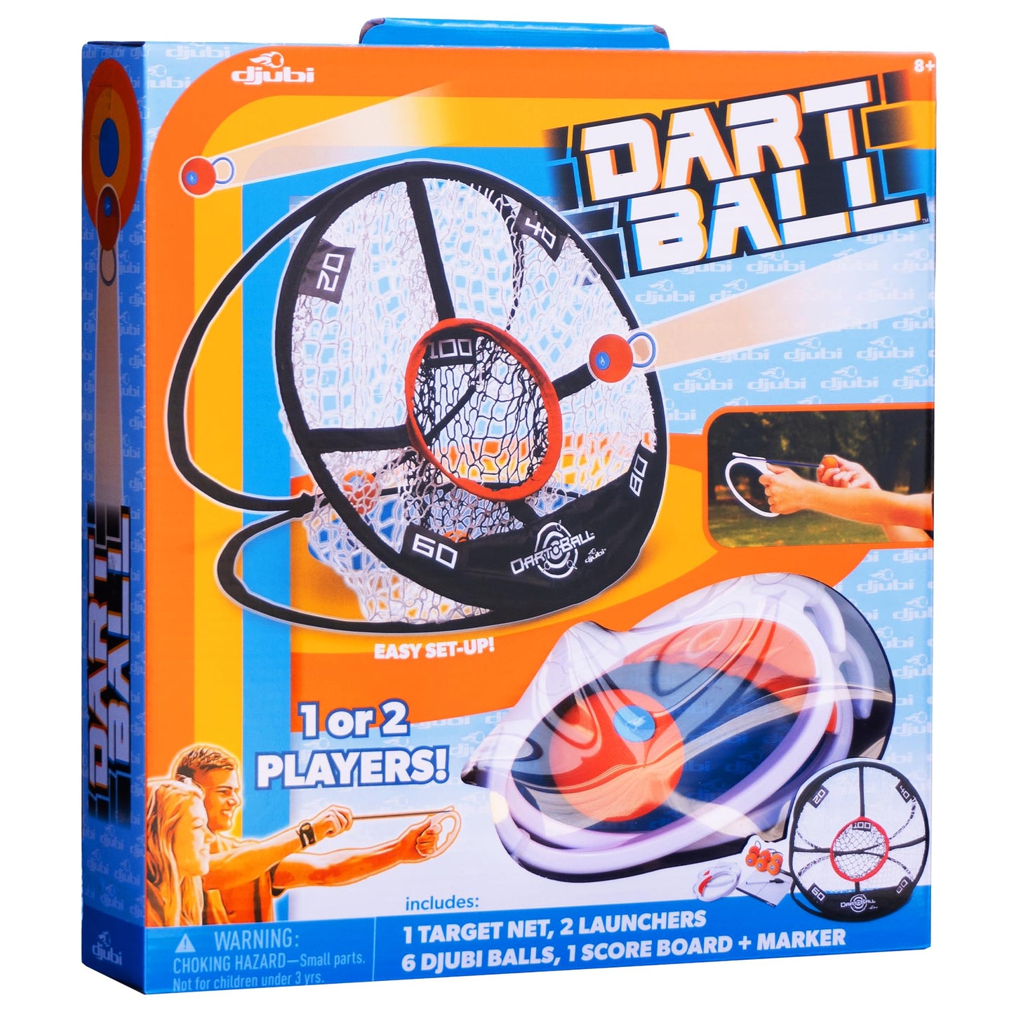 Djubi Dartball, Best Gifts for Kids and Teens All Ages 8 & Up - Slingshot Outdoor Beach, Lawn, & Tailgating Family Game - Toys Gifts for 8 9 10 11 12