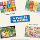 Buffalo Games - Pokémon - 4 Pack 500 Piece Puzzles for Kids Ages 3-6+