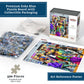 Boardwalk Puzzles NYC Subway, 500 Piece Jigsaw Puzzle for Adults, 16 x 20 Inches, Made in USA