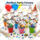 POPLAY 50 PCS Marbles Bulk with Whistle, 0.56 Inch Glass Marbles for Kids