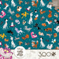 CEACO Disney Pets Collage, 300 Piece Disney Puzzle, Reference Poster