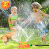 Water Sprinkler for Kids Toddlers Sprinklers with Roating Spray Nozzles Attaches Garden Water Hose Outdoor Play Outside Toys 3-4 Summer Backyard Lawn