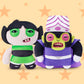 Fuggler Powerpuff Girls 9-Inch Plush Toy (Mojo JoJo) by ZURU - Funny Ugly Monster Stuffed Animal with Human-Like Teeth, Collectible Plush for Kids