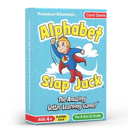 Alphabet Slap Jack® | Play 4 Alphabet Games Including Alphabet Go Fish, Slapjack, ABC Letter Matching or Flash Cards | Learn Upper & Lowercase Letters
