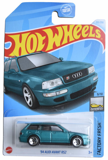 Hot Wheels '94 Audi Avant RS2, Factory Fresh 9/10 [Teal] 133/250
