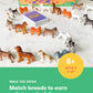 SimplyFun Walk The Dogs Math Game - One of The Most Fun Games for Kids Ages 8 and Up - Play to Practice Counting & Sorting- 2 to 5 Players