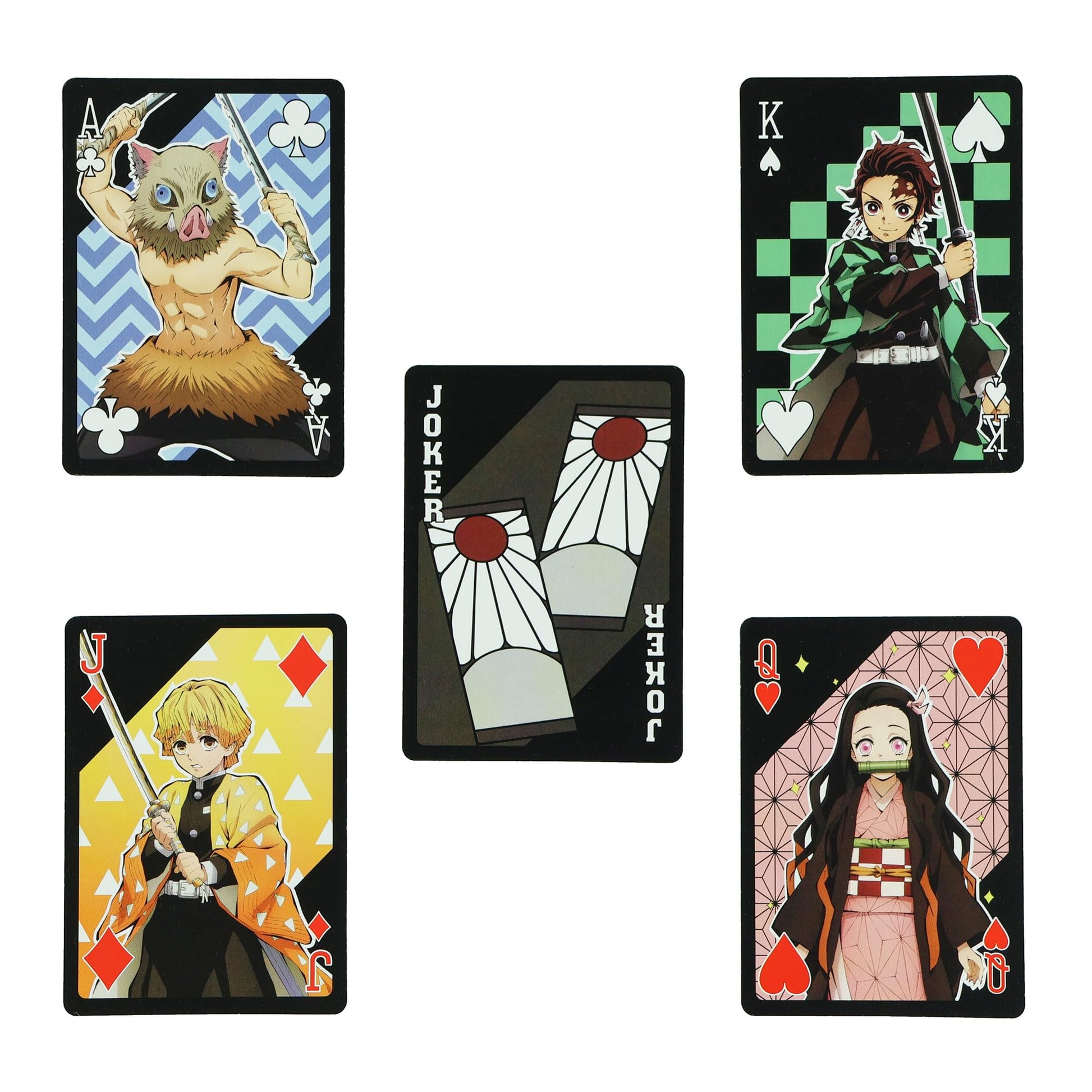 JUST FUNKY Demon Slayer Kimetsu No Yaiba Playing Cards Poker Deck 52 Cards