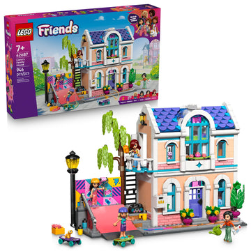 LEGO Friends Liann’s Family House Building Toy for Girls & Boys - Pretend Play Set for Kids, Ages 7+ - W/4 Minidolls, 2 Toy Pet Figures, & Doll House