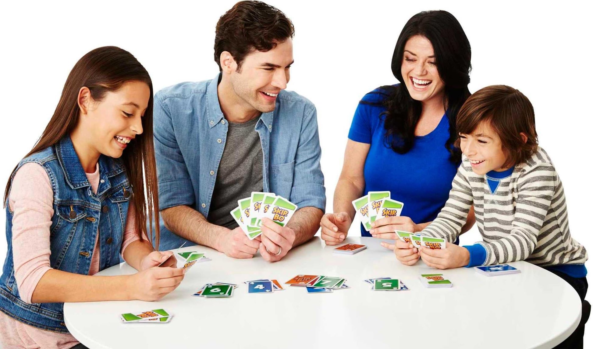 Mattel Games Skip Bo Card Game in Decorative Tin with 162 Cards, Sequencing Family Game for 2 to 6 Players, Kids Gift for Ages 7 Years & Older (Amazon