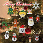 14-in-1 Christmas Tree Ornaments Building Kit, DIY Decorative Hanging Ornaments Building Toys Santa, Snowman, Gingerbread, Reindeer, Best Festival