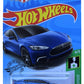 Hot Wheels Tesla Models S 226/250 2019 Month Card, Blue