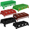 Huangfbfx 6Pcs Football Tablecloth Disposable Plastic - Rugby Tablecloth Football Party Decorations Table Cover for Gameday Tailgate Birthday Football