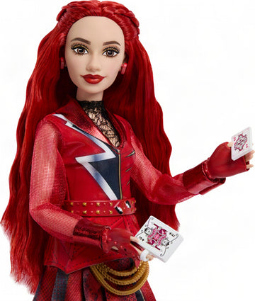Mattel Disney Descendants: Wicked Wonderland, Red, Daughter of Queen of Hearts Fashion Doll, with Removable Outfit & Accessory, Inspired by the Movie