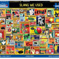 White Mountain 1000 Piece Jigsaw Puzzle Retro Phrases, Slang We Used