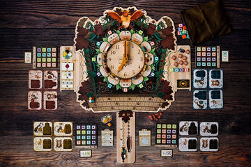 Plaid Hat Games Hickory Dickory Board Game - The Royal Scavenger Hunt, A Worker Rotation Scavenger Game, 1-4 Players, 60-120 Minute Playtime