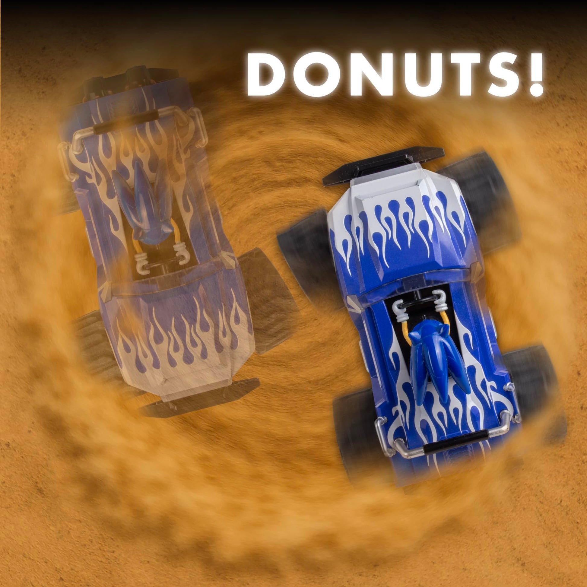NKOK Sonic Racing CrossWorlds: Sonic Monster Truck, RC Car, 2.4GHz