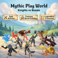 Liberty Imports Medieval Knights & Fantasy Dragons Figurines Set, 12 Pack