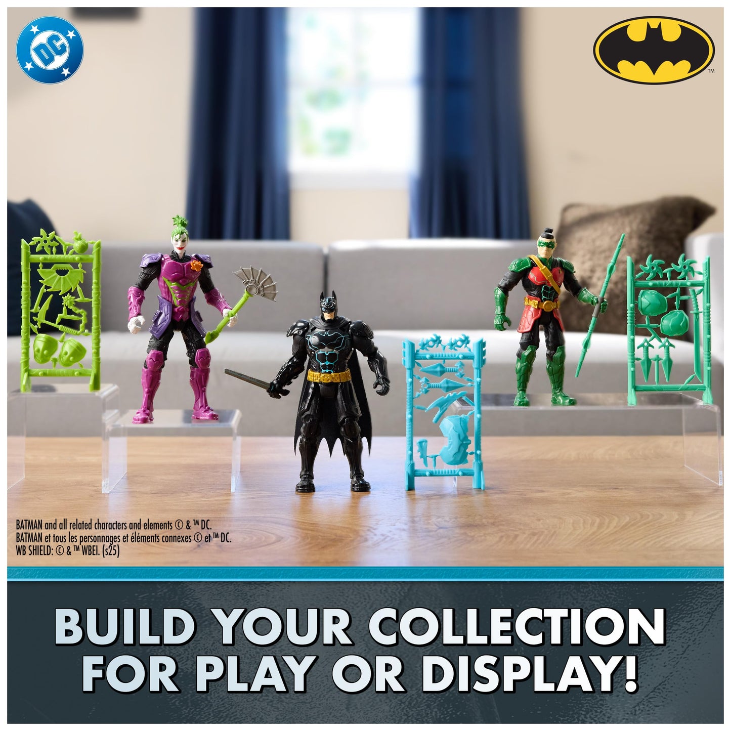 DC Comics, Batman Ninja Strike 6" 3-Pack Battle Set Action Figures with Pop-Out Ninja Accessories, Super Hero Kids Toys for Boys and Girls Ages 3 & Up