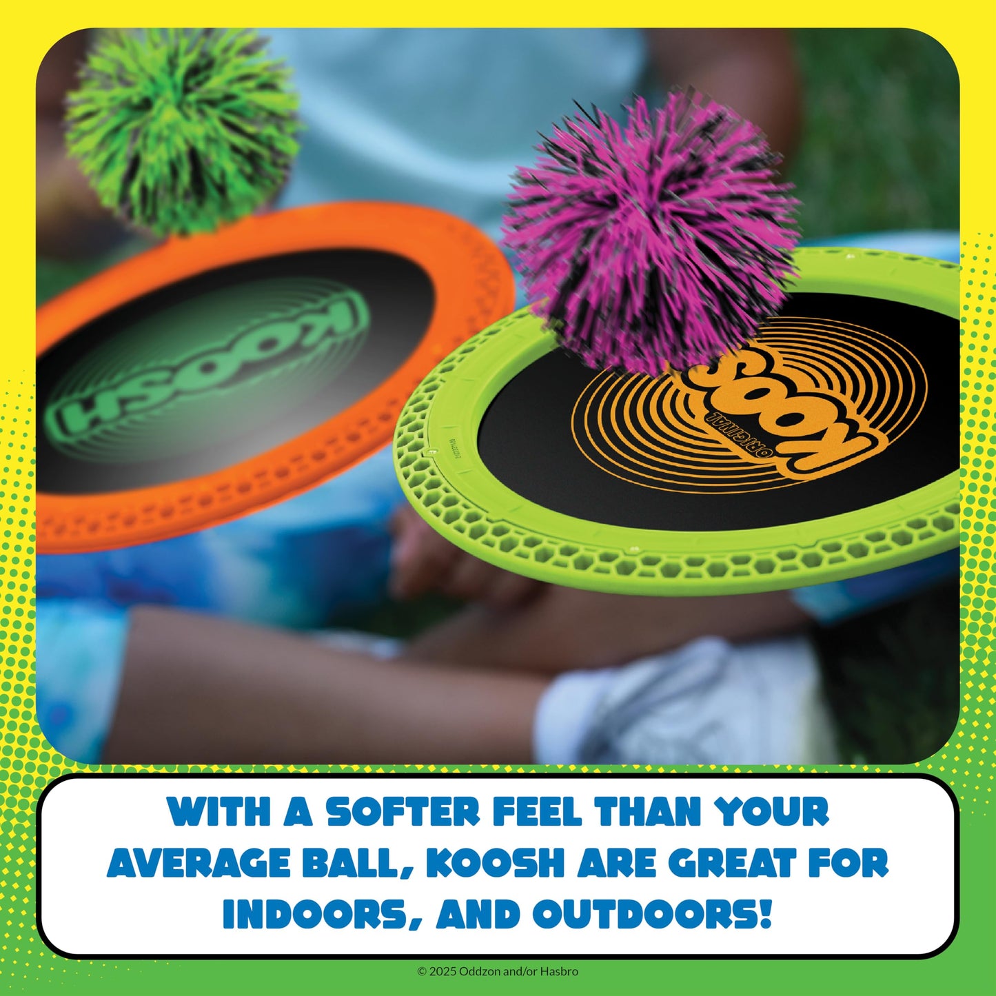 Koosh Paddle Playset, Beach Toys, Outdoor Games for Kids, Fidget Toys, 4+