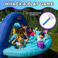 Sportspower INF-2415 Whack-A-Play Inflatable Bounce House with Basketball Hoop, Slide and Quick Inflate Blower: Recommended Age 3-8, Blue/Purple