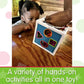 The Learning Journey: Pop & Discover Activity Cube - Fun Montessori Early Educational - Sensory Toy for Kids - Autism - Pop It Baby Toddler Toys