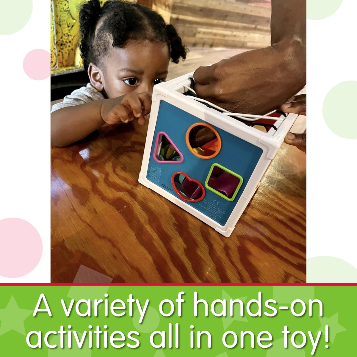 The Learning Journey: Pop & Discover Activity Cube - Fun Montessori Early Educational - Sensory Toy for Kids - Autism - Pop It Baby Toddler Toys
