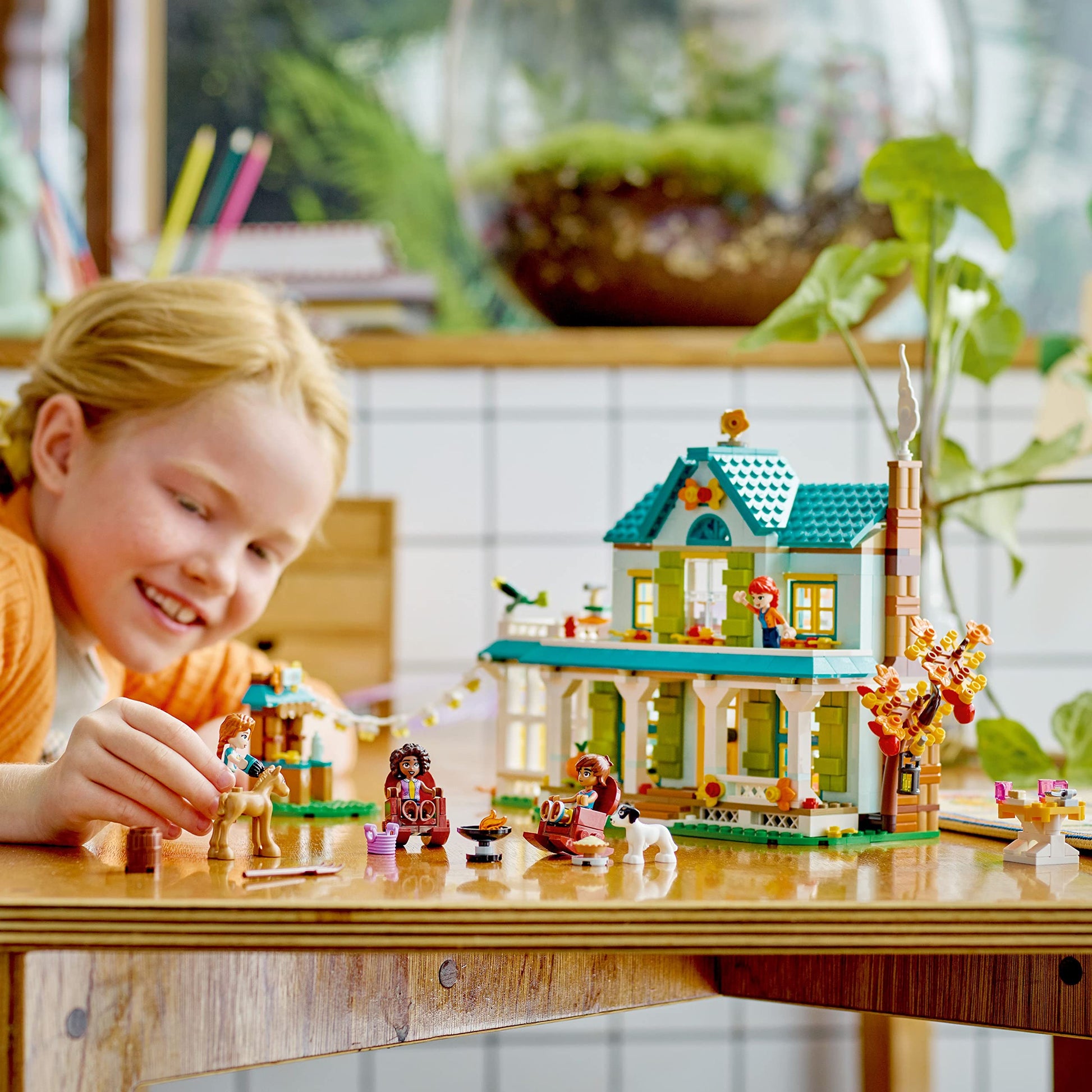 LEGO Friends Autumn's House 41730, Dolls House Playset with Accessories, Toy Horse & Mia Mini-Doll, Toys for Girls and Boys 7 Plus Years Old, Birthday
