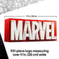 LEGO Marvel: Marvel Logo & Minifigures Building Toy - Marvel Collectible Set for Kids, Boys and Girls, Ages 12+ - Model Kit with 5 Minifigures - Gift