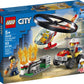LEGO City Fire Helicopter Response 60248 Firefighter Toy, Fun Building Set for Kids (93 Pieces)