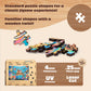 Buffalo Games - 250 Piece Wooden Jigsaw Puzzle - Tiny Bubbles - Standard Cut Pieces - Wooden Box - Full Size Poster, Ages 14+