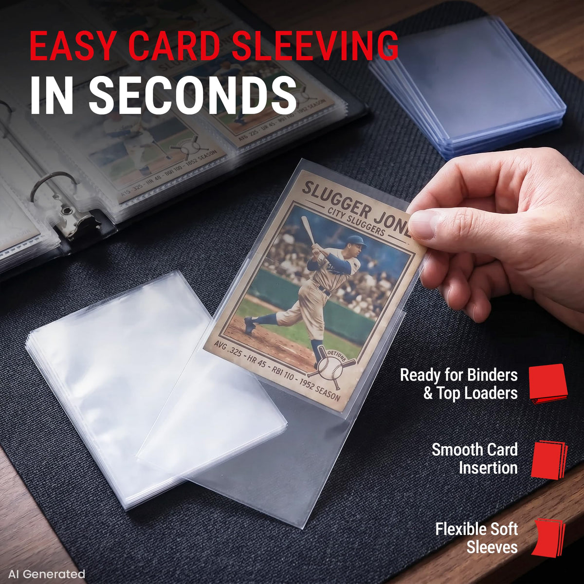 Ultra Pro Penny Sleeves - Holds Standard Size 2.5" x 3.5" - 1000 Pack
