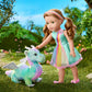 American Girl WellieWishers 14.5-inch Willa Doll Playset with Crisella the Dragon, Doll Dress and Accessories, and Storybook, for Ages 4+ (Amazon