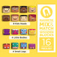 My Family Builders 16-Piece Magnetic Wooden Friends Set, Diversity Dolls