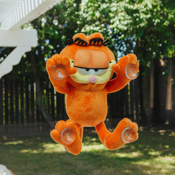 Garfield With Suction Cups 12-Inch Collector Plush Toy, Large Soft Stuffed Animal