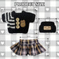 17cm Clothes Set for Doll, Stylish Hat & Skirt & Sweater 3 Piece Handcrafted Crochet Outfit Sets, 15-17cm Adorable Dolls Clothes Accessories Suit
