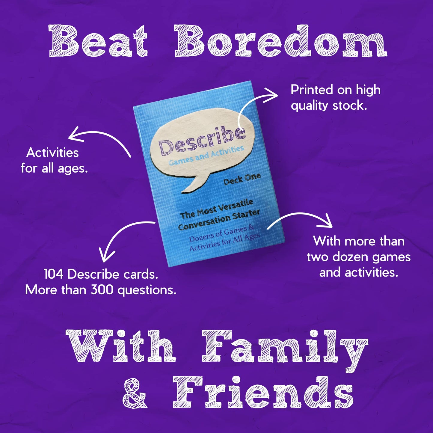 Describe Cards Deck One Conversation Cards - Creative Conversation Cards