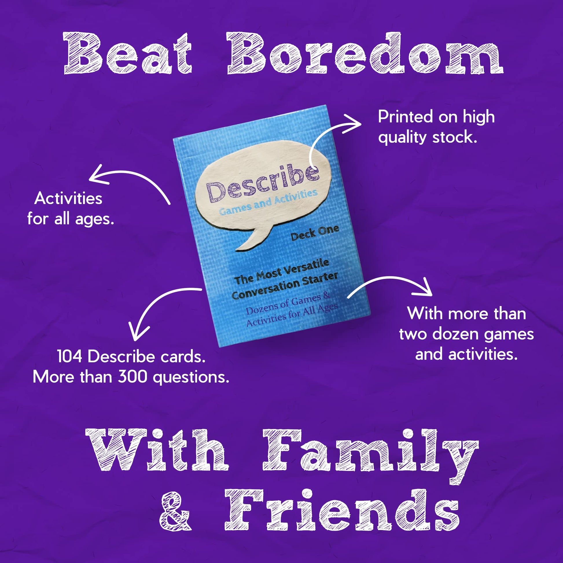 Describe Cards Deck One Conversation Cards - Creative Conversation Cards
