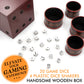 Front Porch Classics, Liar's Dice Game Set - The Classic Bluffing Game for 2 to 4 Players - Includes 4 Shaker Cups, 30 Dice, Dice Storage Bag and Wood