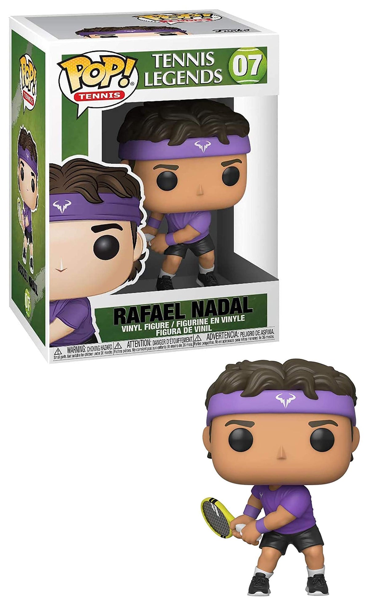 Funko Pop! Legends: Tennis Legends - Rafael Nadal, Multicolor
