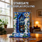 HJPLPXH Starry Night Micro Bricks Wall Art Building Set Decor for Adults