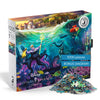 Buffalo Games - Thomas Kinkade Disney Ursula 1000 Piece Puzzle Silver Select Premium Jigsaw Puzzle with Full Color Reference Poster