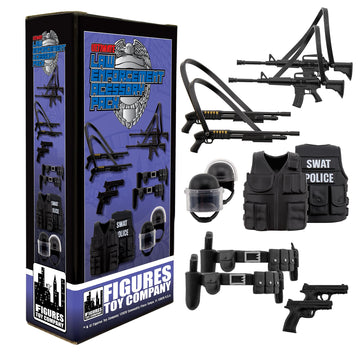 Figures Toy Company Ultimate Law Enforcement Accessory Pack for 6.5 Inch Figures