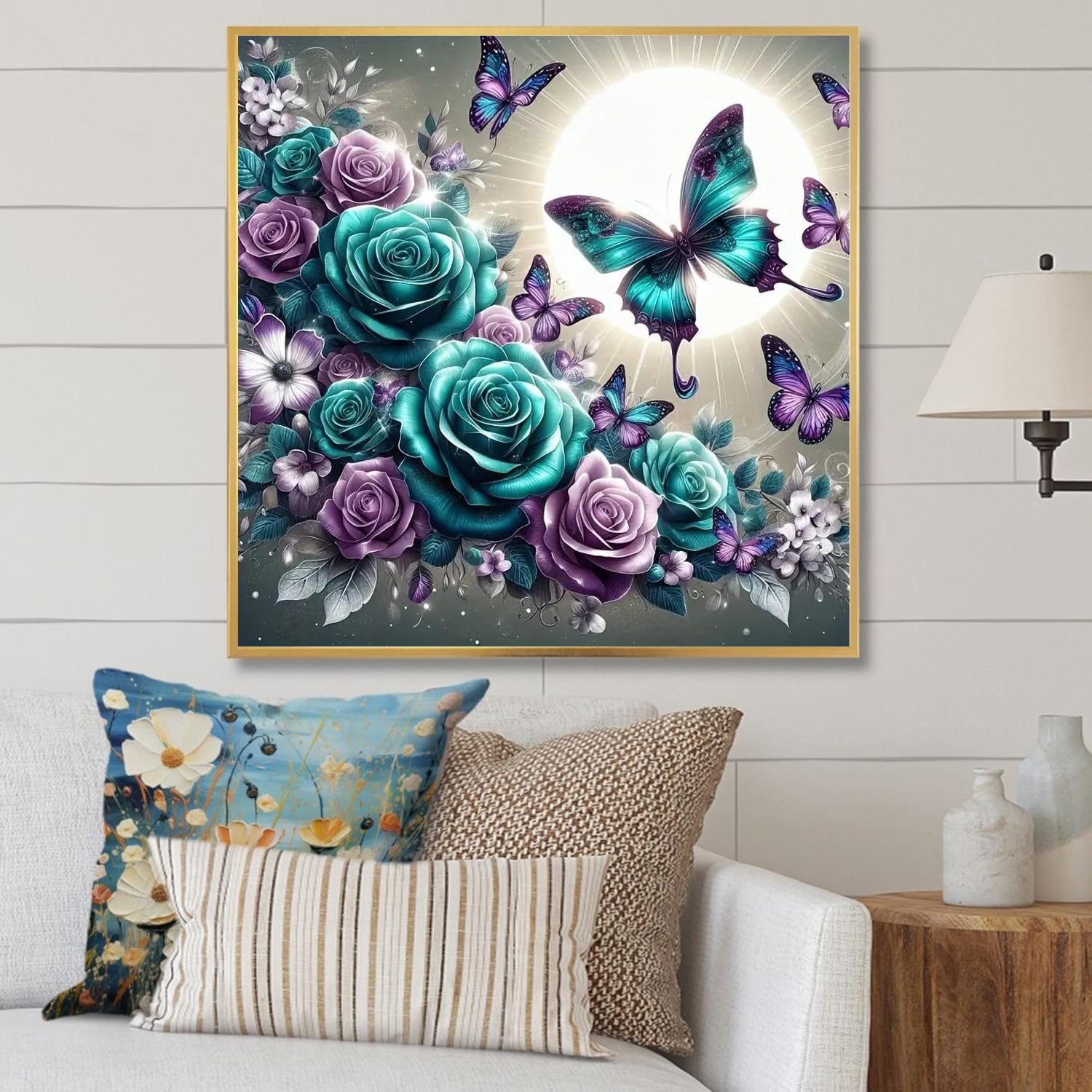 Diamond Painting Kits,5D Diamond Art Kits Full Drill Diamond Painting Kits for Adults Kids Beginner,DIY Diamond Painting Kits Perfect for Home Wall